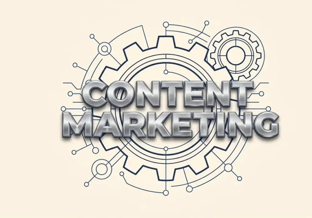 content marketing symbol of independent freelance digital marketing strategist in bahrain